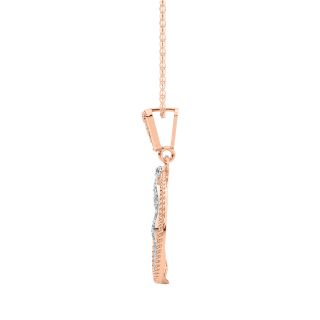 Caleb Round Diamond Office Wear Pendant